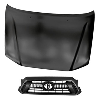 Replacement - 2-Piece (Hood Panel, Grille) (Standard Line)