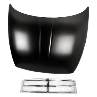 Replacement - 2-Piece (Hood Panel, Grille) (Standard Line)