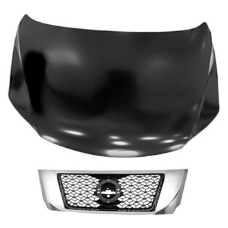 Replacement - 2-Piece (Hood Panel, Grille) (Standard Line)
