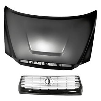 Replacement - 2-Piece (Hood Panel, Grille) (Standard Line)
