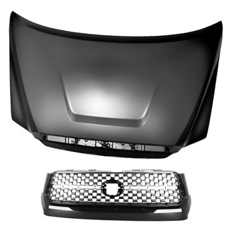 Replacement - 2-Piece (Hood Panel, Grille) (Standard Line)