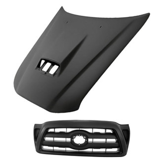 Replacement - 2-Piece (Hood Panel, Grille) (Standard Line)