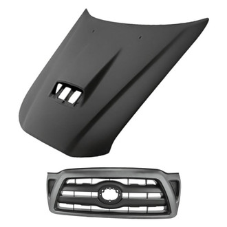Replacement - 2-Piece (Hood Panel, Grille) (Standard Line)