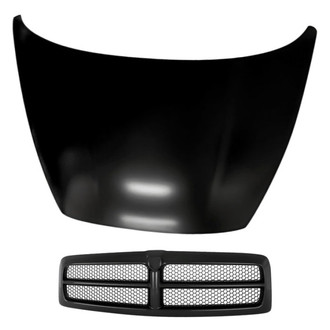 Replacement - 2-Piece (Hood Panel, Grille) (Standard Line)