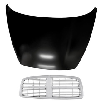 Replacement - 2-Piece (Hood Panel, Grille) (Standard Line)