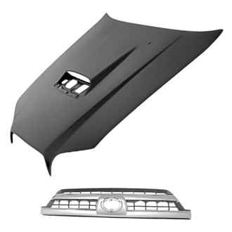 Replacement - 2-Piece (Hood Panel, Grille) (Standard Line)
