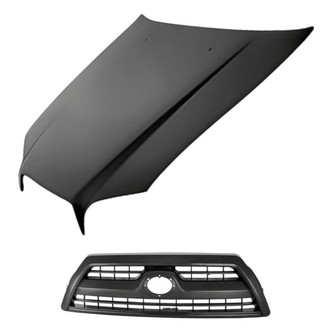 Replacement - 2-Piece (Hood Panel, Grille) (Standard Line)