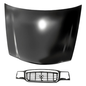 Replacement - 2-Piece (Hood Panel, Grille) (Standard Line)