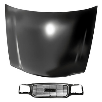 Replacement - 2-Piece (Hood Panel, Grille) (Standard Line)