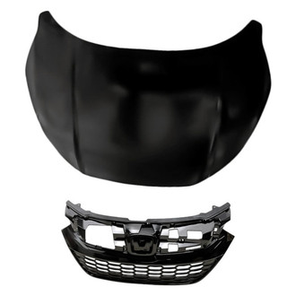 Replacement - 2-Piece (Hood Panel, Grille) (Standard Line)