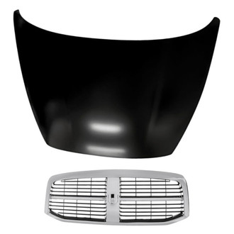 Replacement - 2-Piece (Hood Panel, Grille) (Standard Line)