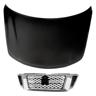 Replacement - 2-Piece (Hood Panel, Grille) (Standard Line)