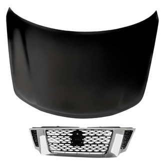Replacement - 2-Piece (Hood Panel, Grille) (Standard Line)