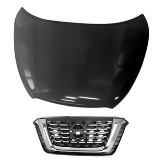 Replacement - 2-Piece (Hood Panel, Grille) (Standard Line)