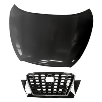 Replacement - 2-Piece (Hood Panel, Grille) (Standard Line)