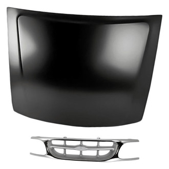 Replacement - 2-Piece (Hood Panel, Grille)