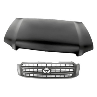 Replacement - 2-Piece (Hood Panel, Grille) (Standard Line)