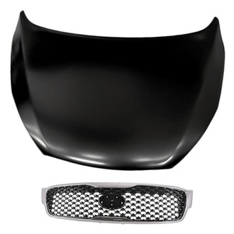 Replacement - 2-Piece (Hood Panel, Grille) (Standard Line)