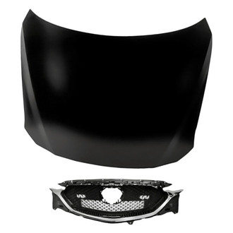 Replacement - 2-Piece (Hood Panel, Grille) (Standard Line)