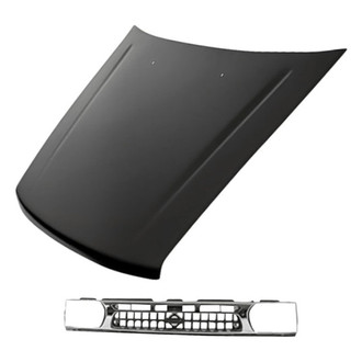 Replacement - 2-Piece (Hood Panel, Grille) (Standard Line)