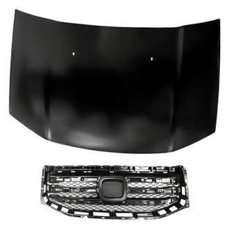 Replacement - 2-Piece (Hood Panel, Grille)