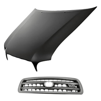 Replacement - 2-Piece (Hood Panel, Grille) (Standard Line)