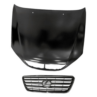 Replacement - 2-Piece (Hood Panel, Grille) (Standard Line)
