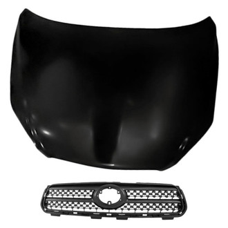 Replacement - 2-Piece (Hood Panel, Grille) (Standard Line)