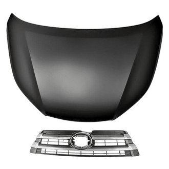 Replacement - 2-Piece (Hood Panel, Grille) (Standard Line)