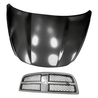 Replacement - 2-Piece (Hood Panel, Grille) (Standard Line)