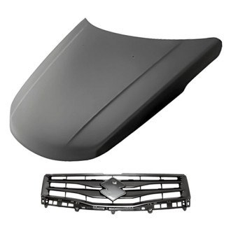 Replacement - 2-Piece (Hood Panel, Grille) (Standard Line)