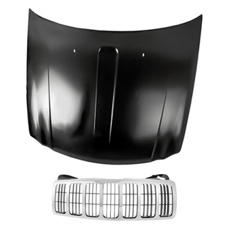 Replacement - 2-Piece (Hood Panel, Grille) (Standard Line)