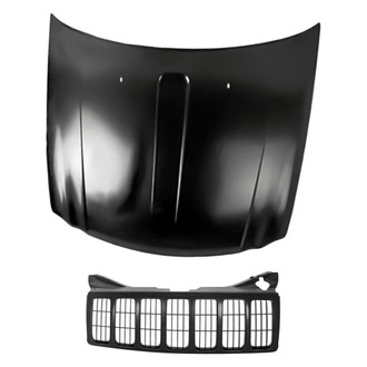 Replacement - 2-Piece (Hood Panel, Grille) (Standard Line)