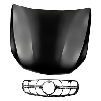 Replacement - 2-Piece (Hood Panel, Grille) (Standard Line)