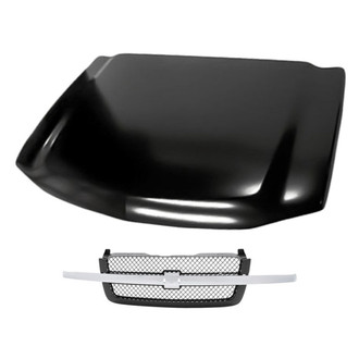Replacement - 2-Piece (Hood Panel, Grille) (Standard Line)