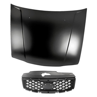 Replacement - 2-Piece (Hood Panel, Grille) (Standard Line)