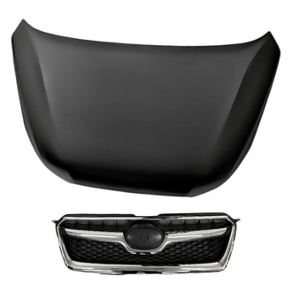 Replacement - 2-Piece (Hood Panel, Grille) (Standard Line)