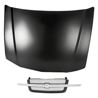 Replacement BNDL-210619 - 2-Piece (Hood Panel, Grille) (Standard Line)