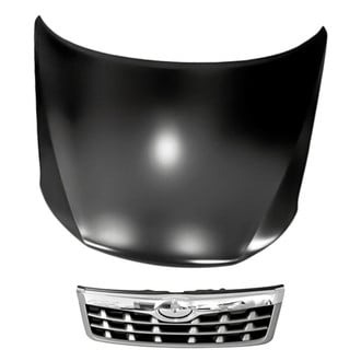 Replacement - 2-Piece (Hood Panel, Grille) (Standard Line)