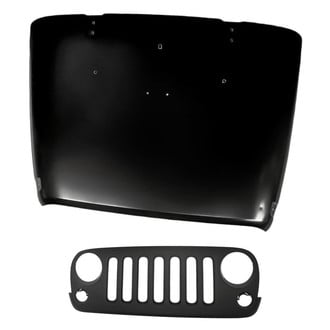 Replacement - 2-Piece (Hood Panel, Grille) (Standard Line)