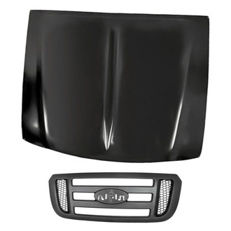 Replacement - 2-Piece (Hood Panel, Grille) (Standard Line)