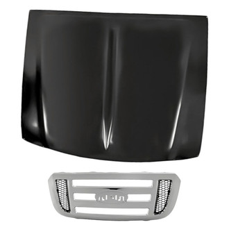 Replacement - 2-Piece (Hood Panel, Grille) (Standard Line)