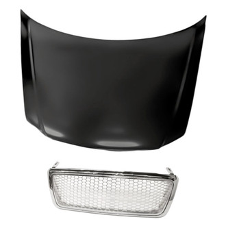 Replacement - 2-Piece (Hood Panel, Grille) (Standard Line)