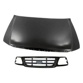Replacement - 2-Piece (Hood Panel, Grille) (Standard Line)