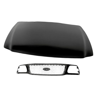 Replacement - 2-Piece (Hood Panel, Grille) (Standard Line)