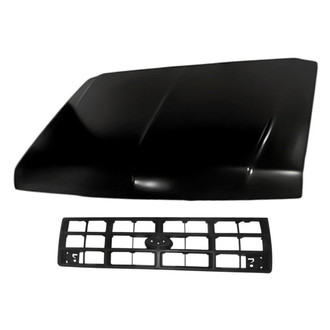 Replacement - 2-Piece (Hood Panel, Grille) (Standard Line)