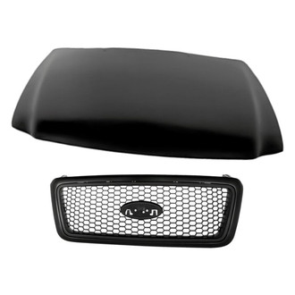 Replacement - 2-Piece (Hood Panel, Grille) (Standard Line)