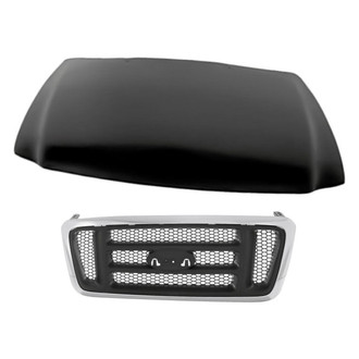 Replacement - 2-Piece (Hood Panel, Grille) (Standard Line)