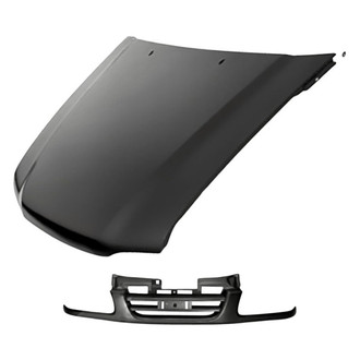 Replacement - 2-Piece (Hood Panel, Grille) (Standard Line)