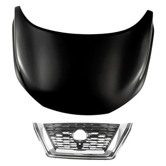 Replacement - 2-Piece (Hood Panel, Grille) (Standard Line)